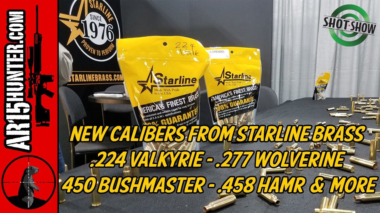 New Calibers From Starline Brass for 2018