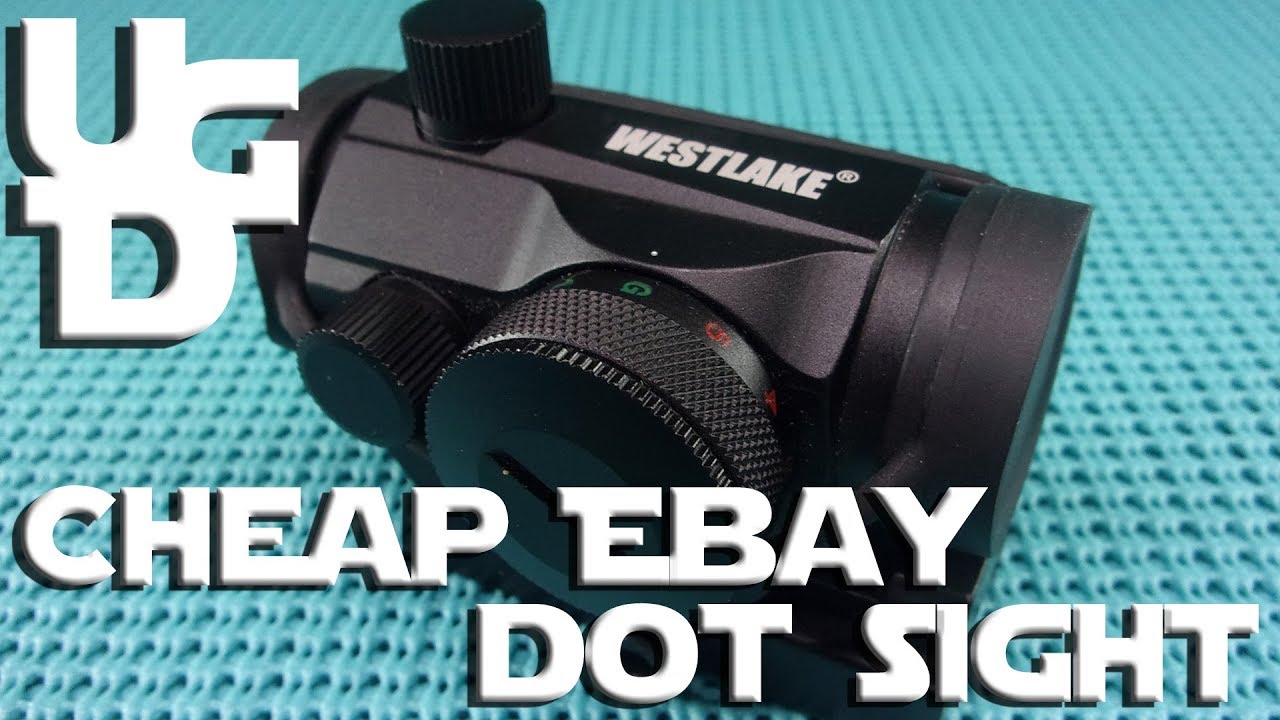 Westlake Red Green Dot Compact Sight Review from the Ebay $23