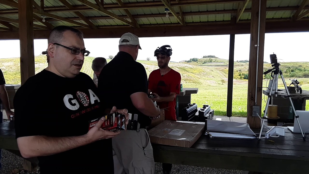 (raw video) Fort Scott Munitions Ammo donation give away at Creators Summit