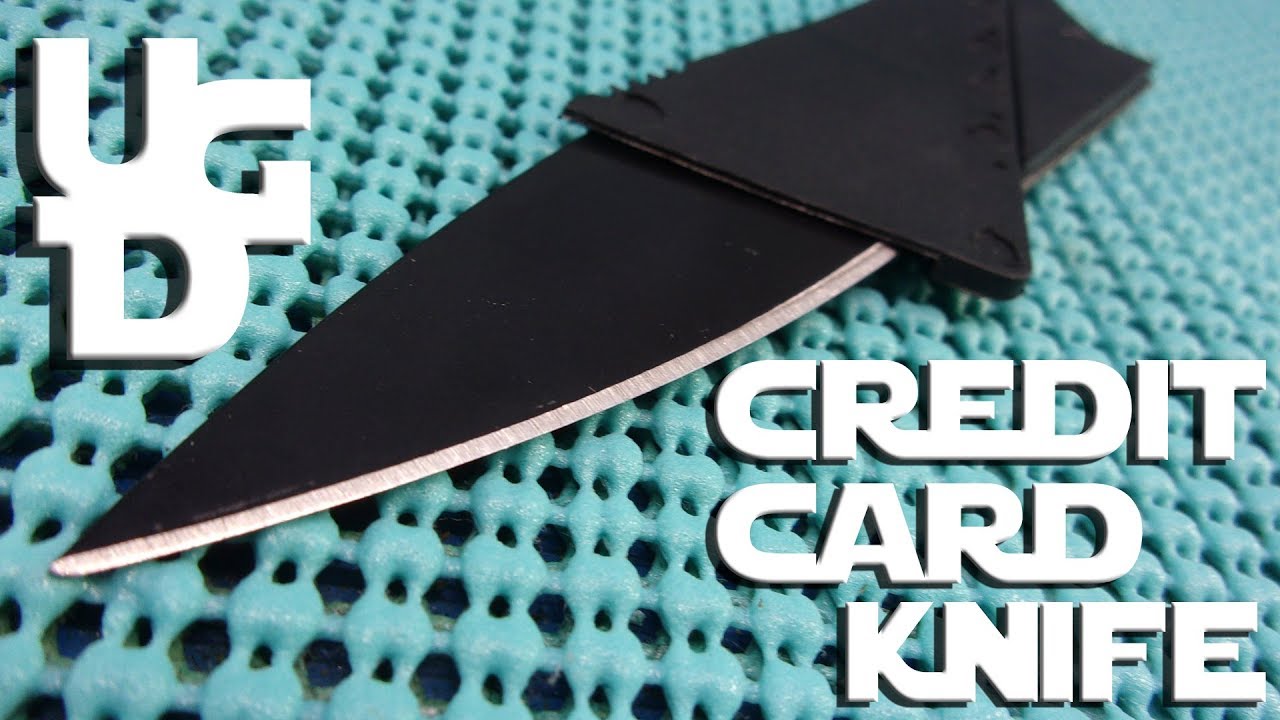 Ebay Credit Card Knife from the China Review with Wyatt and Bears