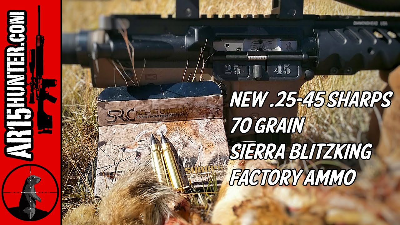 The New .25-45 Sharps 70 Grain Sierra BlitzKing Ammo