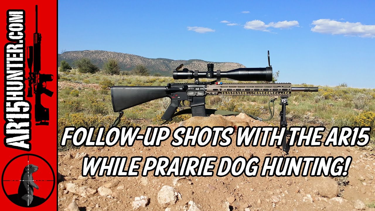 Follow Up Shots with the AR15 While Prairie Dog Hunting