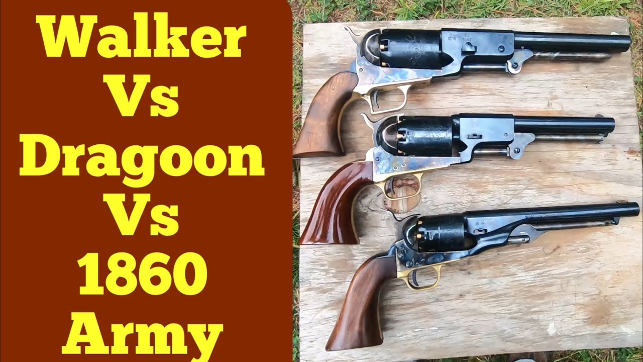 The most powerful black powder revolver, The 1847 Walker