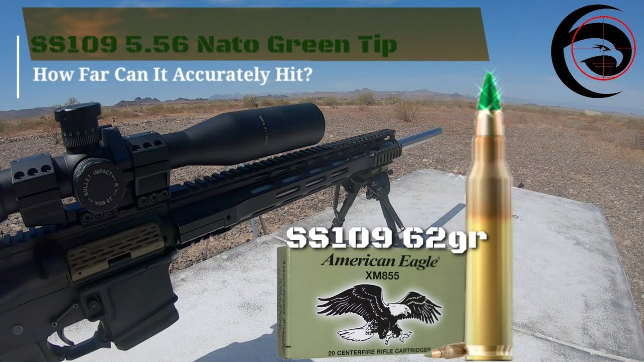 5.56 Green Tip SS109 - Whats it's Max Range? - Federal XM855BK Test