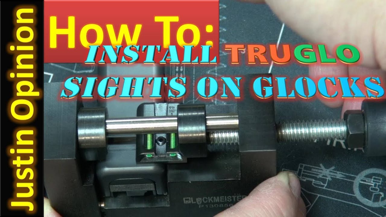 How To: Install TRUGLO sights on a Glock