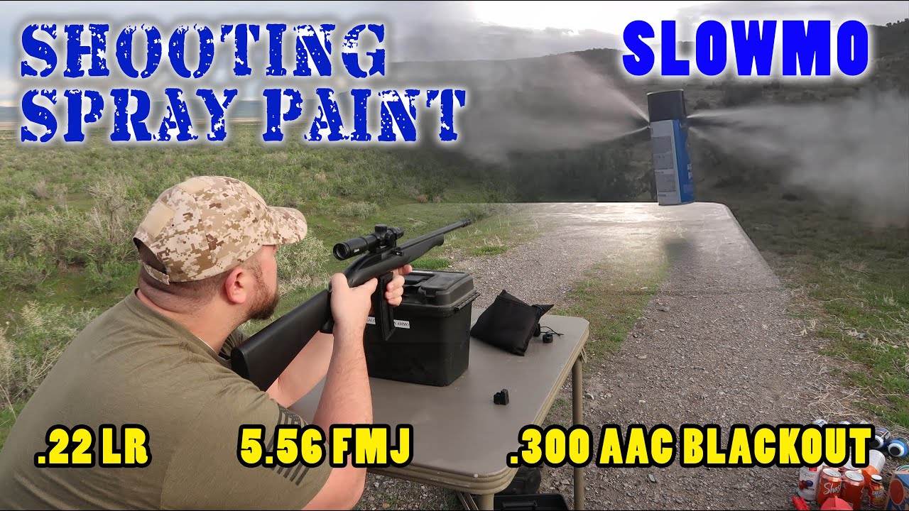 Shooting Spraypaint in Slow Motion