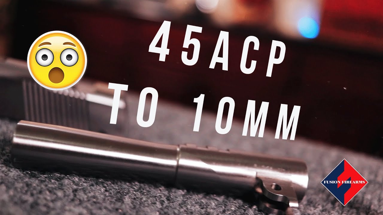 FUSION FIREARMS 45acp to 10mm 1911 Commander Conversion! (Ep. 1)