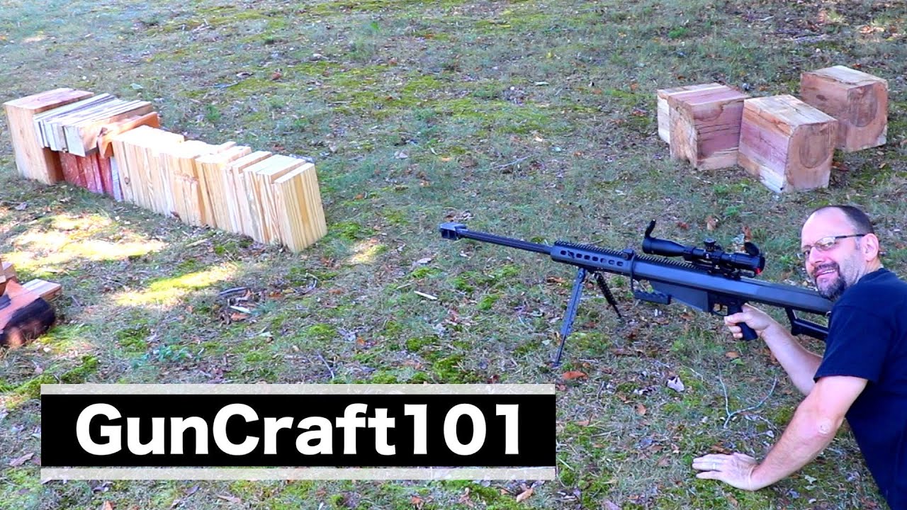 Hey Demolition Ranch!  Wood IS More Bulletproof Than That! Part 1/2. GunCraft101