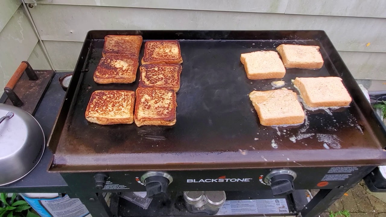 french toast on the griddle