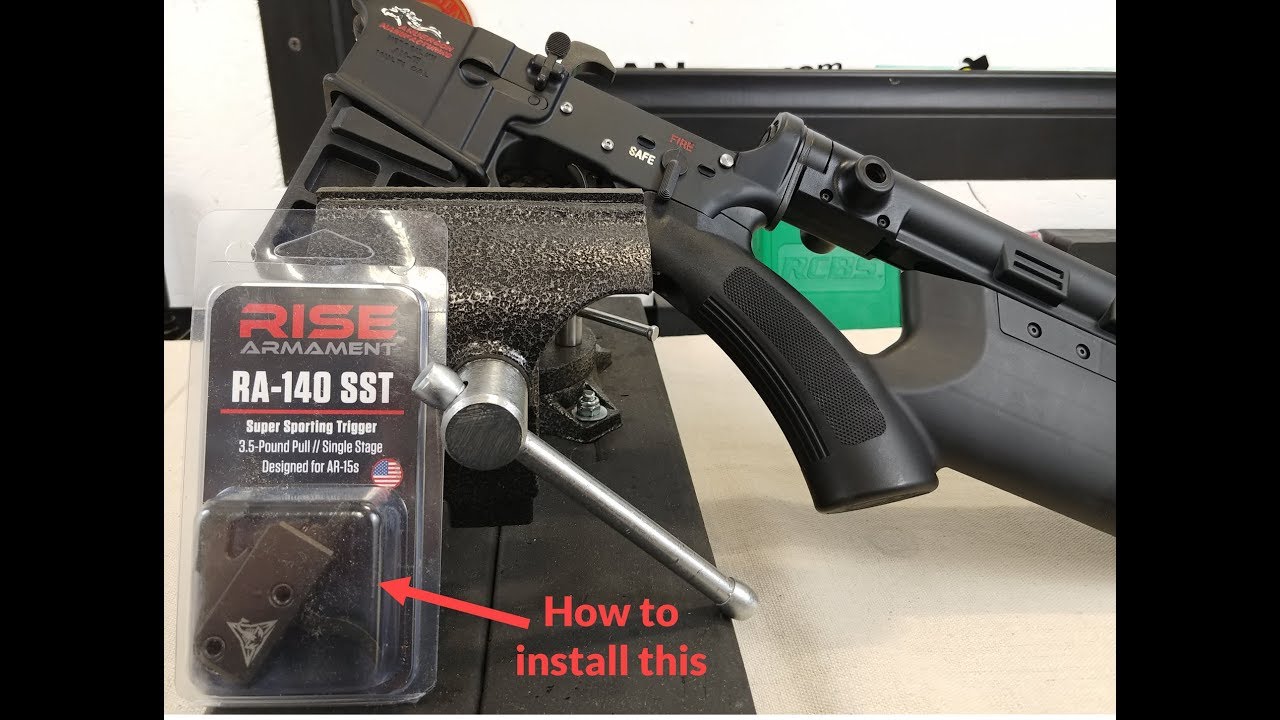 How to replace AR15 trigger