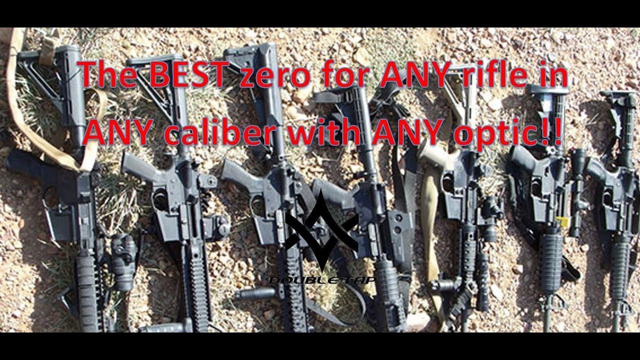 The BEST zero for ANY rifle ANY caliber with ANY optic!