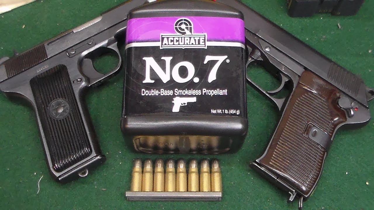 7 62X25mm Tokarev in the Yugo M57 and CZ52 with Accurate #7 and surplus ammo
