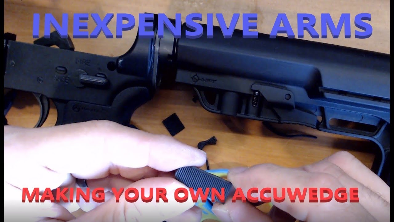 Accurizing the AR15 on the cheap: Homemade Accuwedges