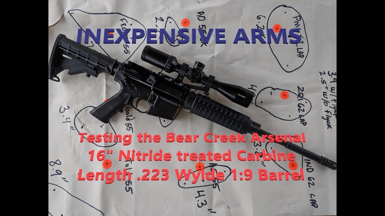 Testing the Bear Creek Arsenal M4 Profile .223 Wylde 1:9 Twist Barrel