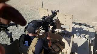 Shooting a MiniGun in Afghanistan