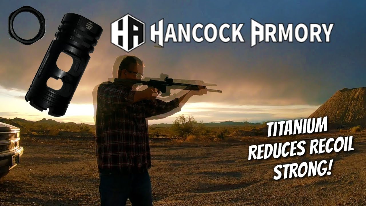 Titanium Muzzle Brake!!! | Hancock Armory Concord Brake Review