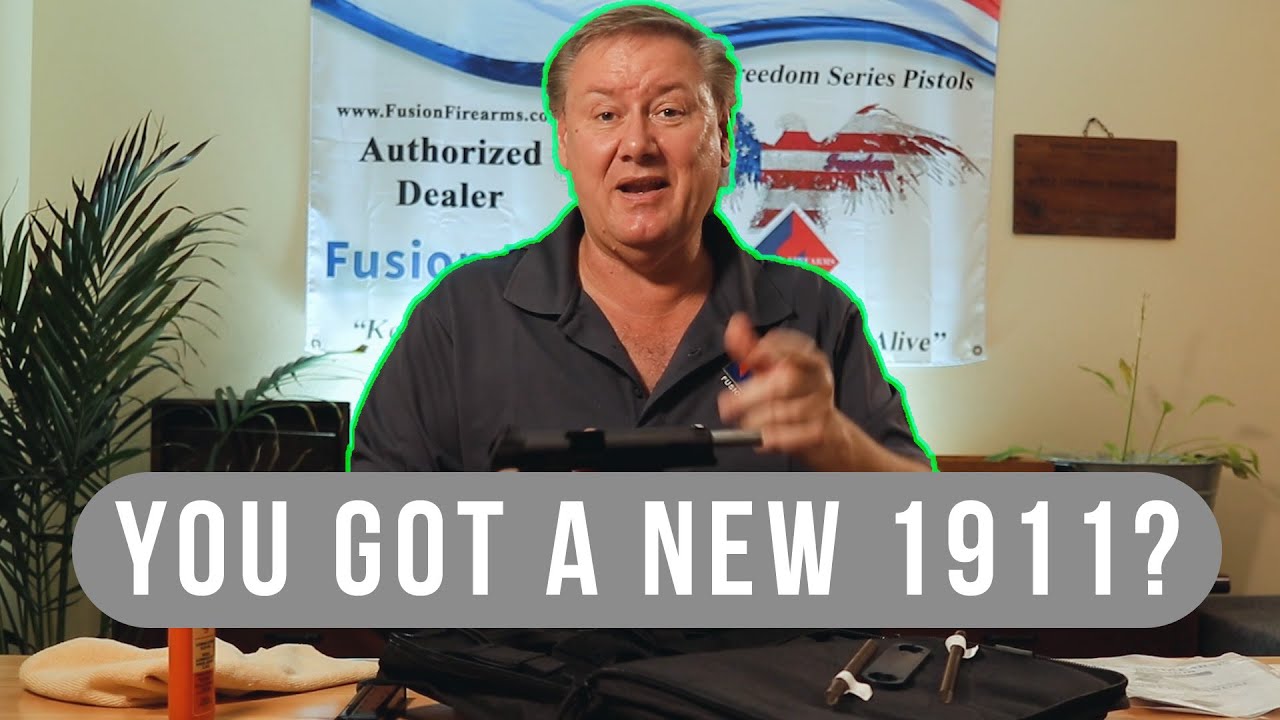 When you get a new 1911 Pistol! | Fusion Firearms |