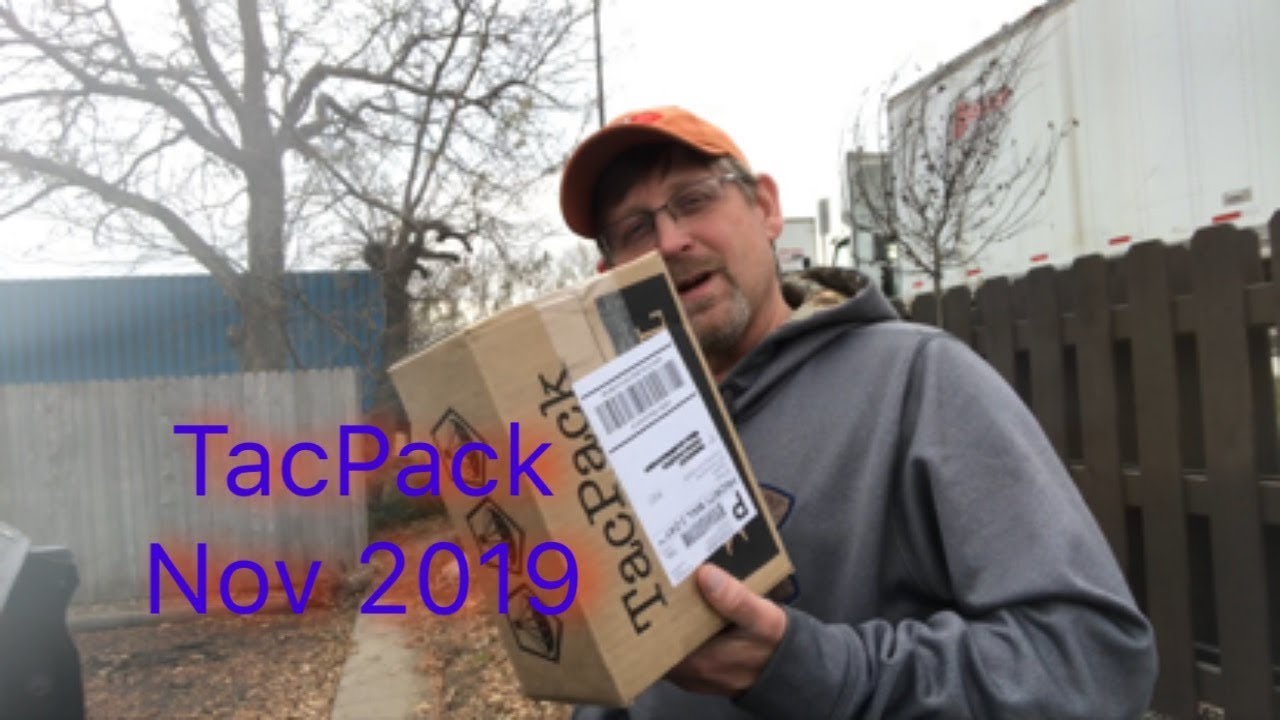 TacPack unboxing (Nov 2019)