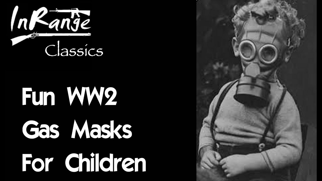InRangeTV Classics - Fun WW2 Gas Masks for Children