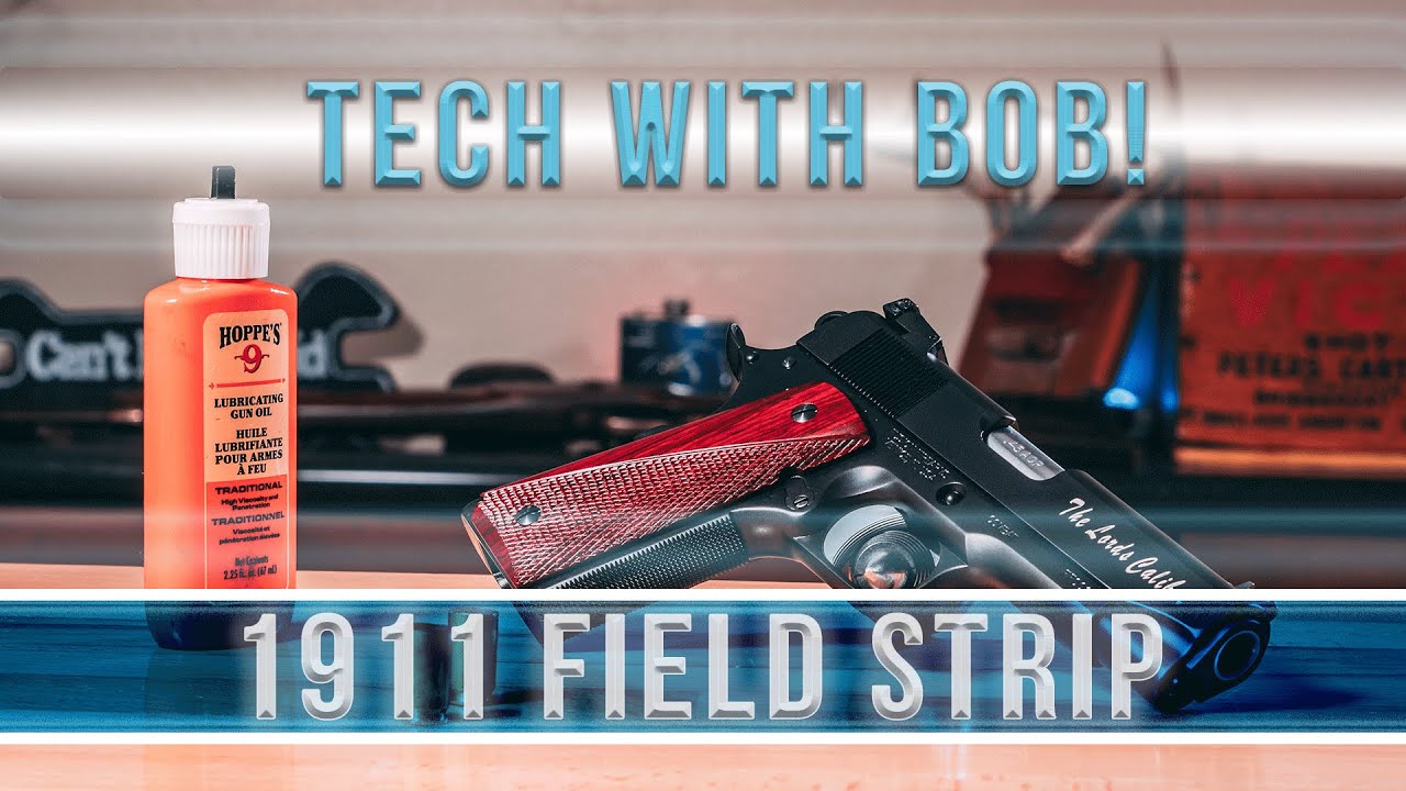 1911 Colt pistol Field Stripping ! (Detailed)