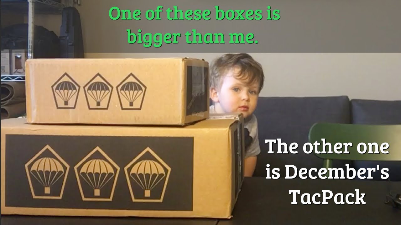 TacPack Christmas Box 2019 (and the regular December box too)