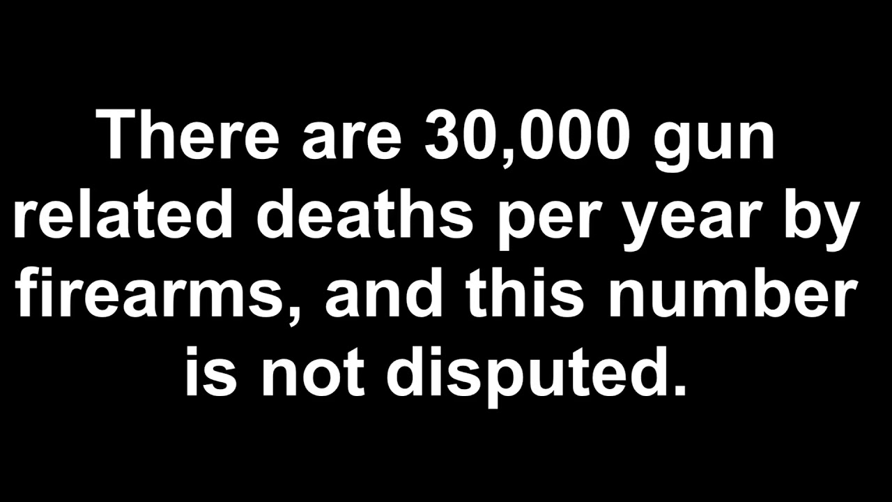 Gun deaths in America?  What's the breakdown? #GunViolence