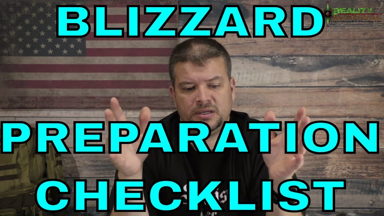 Blizzard and Snow Storm Preparedness Checklist