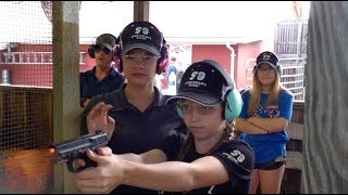 Teaching Young Girls to Shoot!! at Clark Brothers Warrenton VA  (Part 2) Sportsman's Guide Tour!!