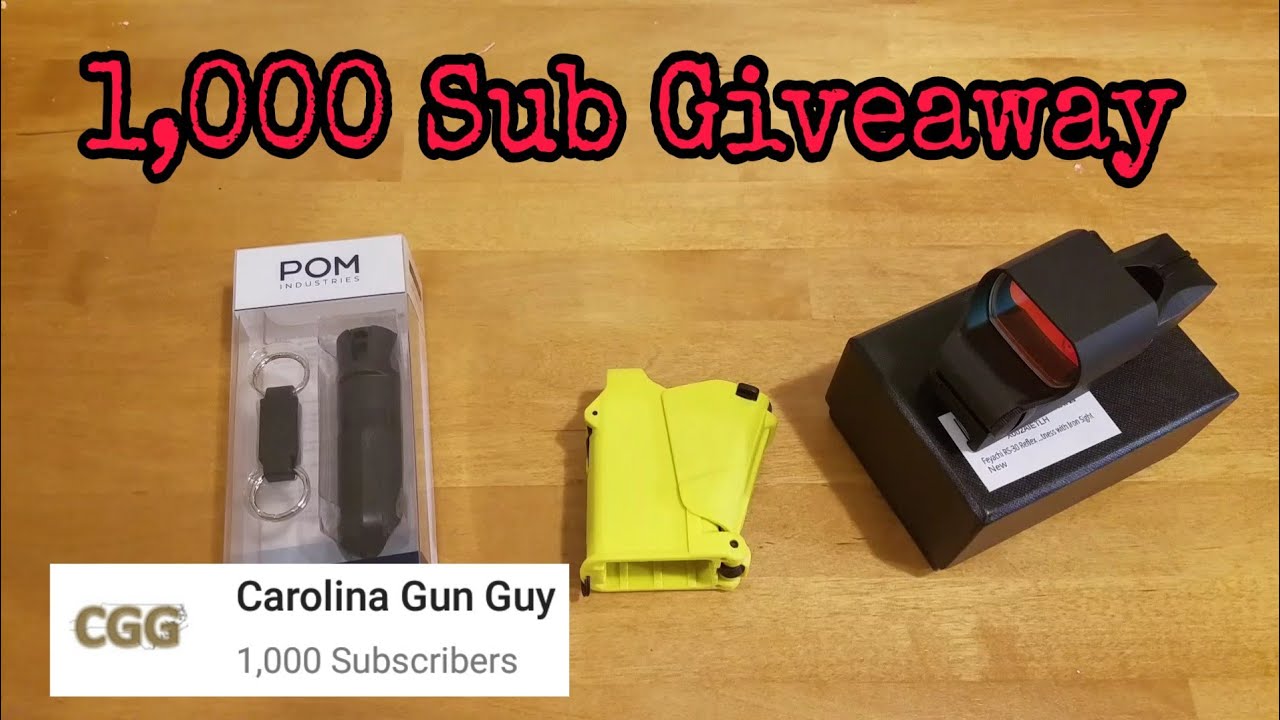 1,000 Subscriber Giveaway Announcement