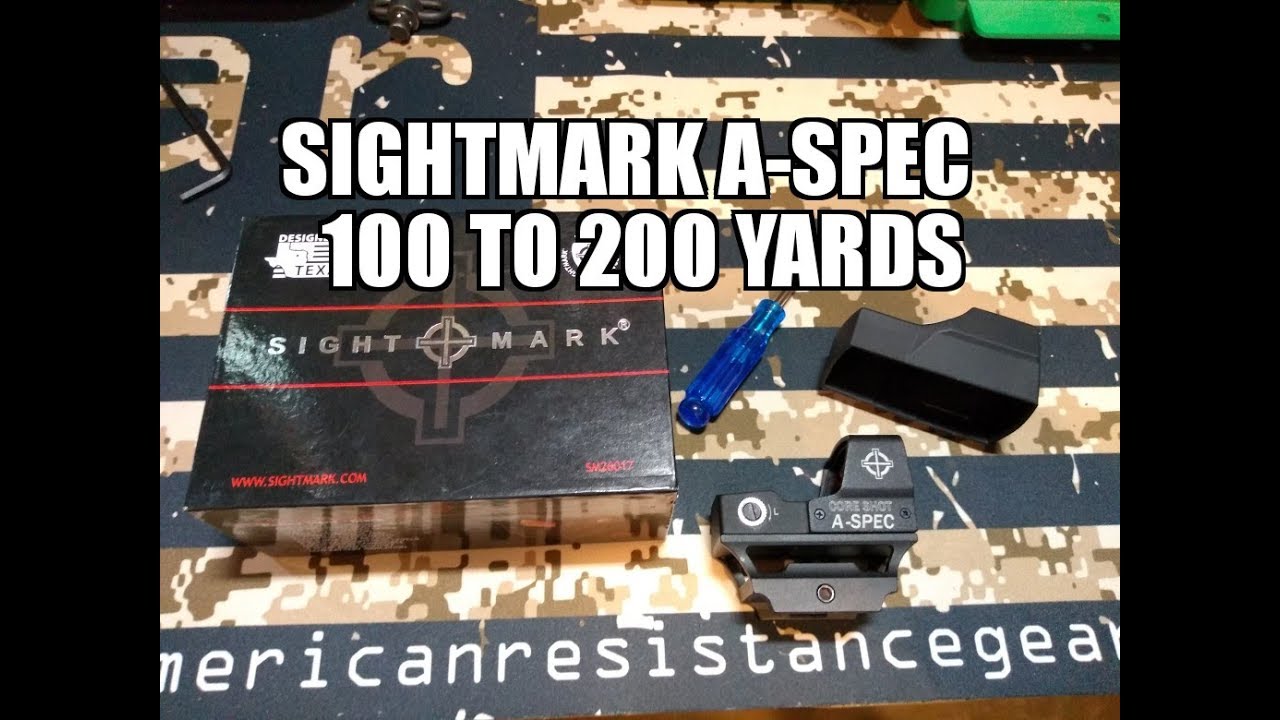 Sightmark A-Spec 100 To 200 Yards