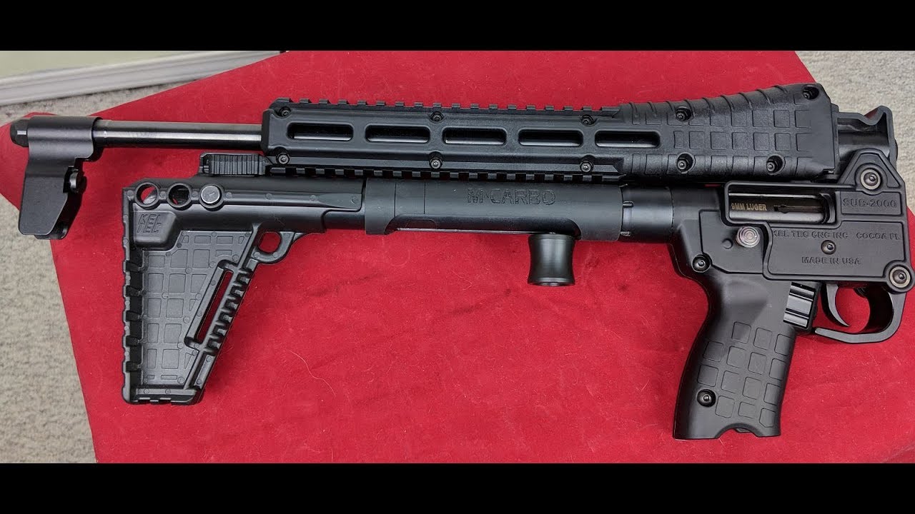 MCarbo Brotherhood Gen2 Kel Tec Sub 2000 Optic Mount