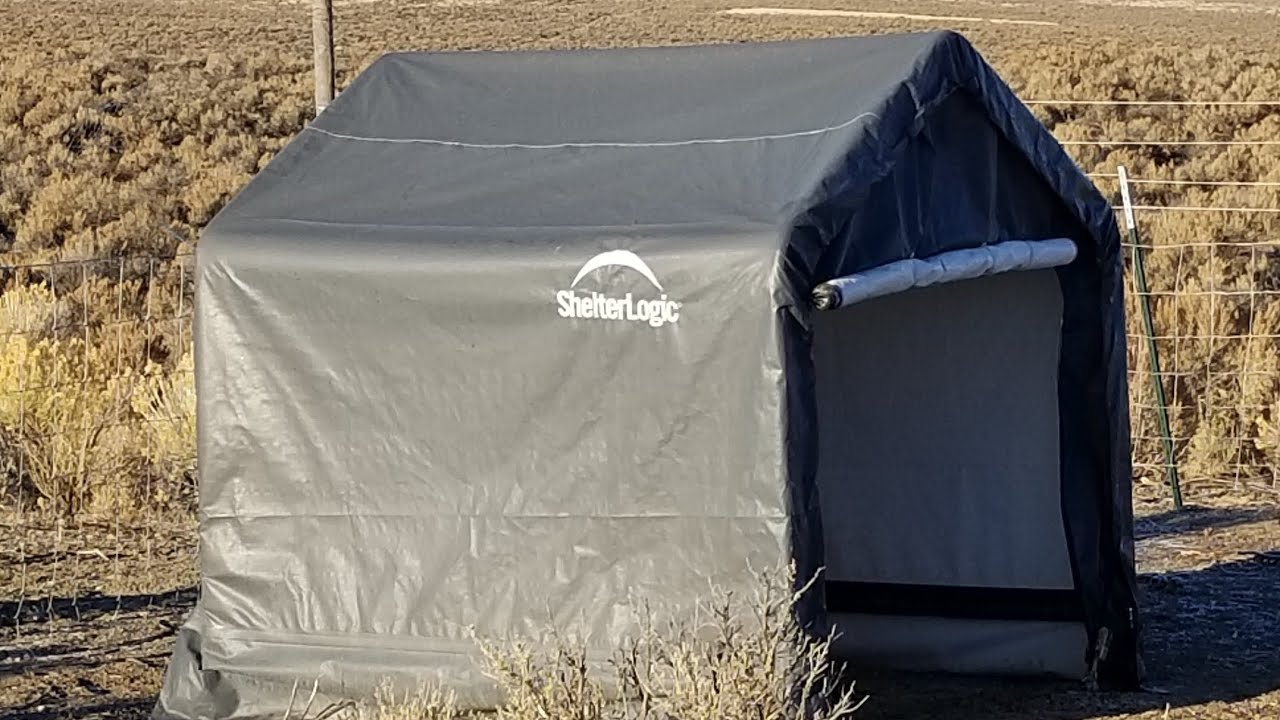 Cheap and easy goat shelter