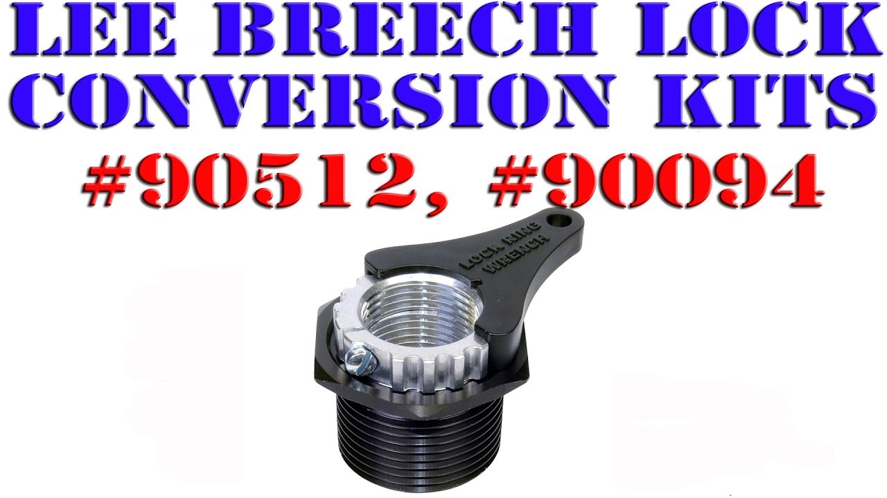Convert your reloading press to use Lee Breech Lock bushings.  New conversion/update kit by Lee