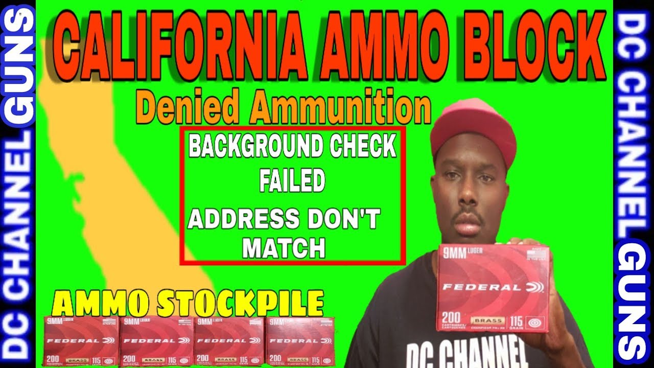 California Law Abiding Citizens Denied The Right To Buy Ammunition | Ammo Stockpiling | GUNS