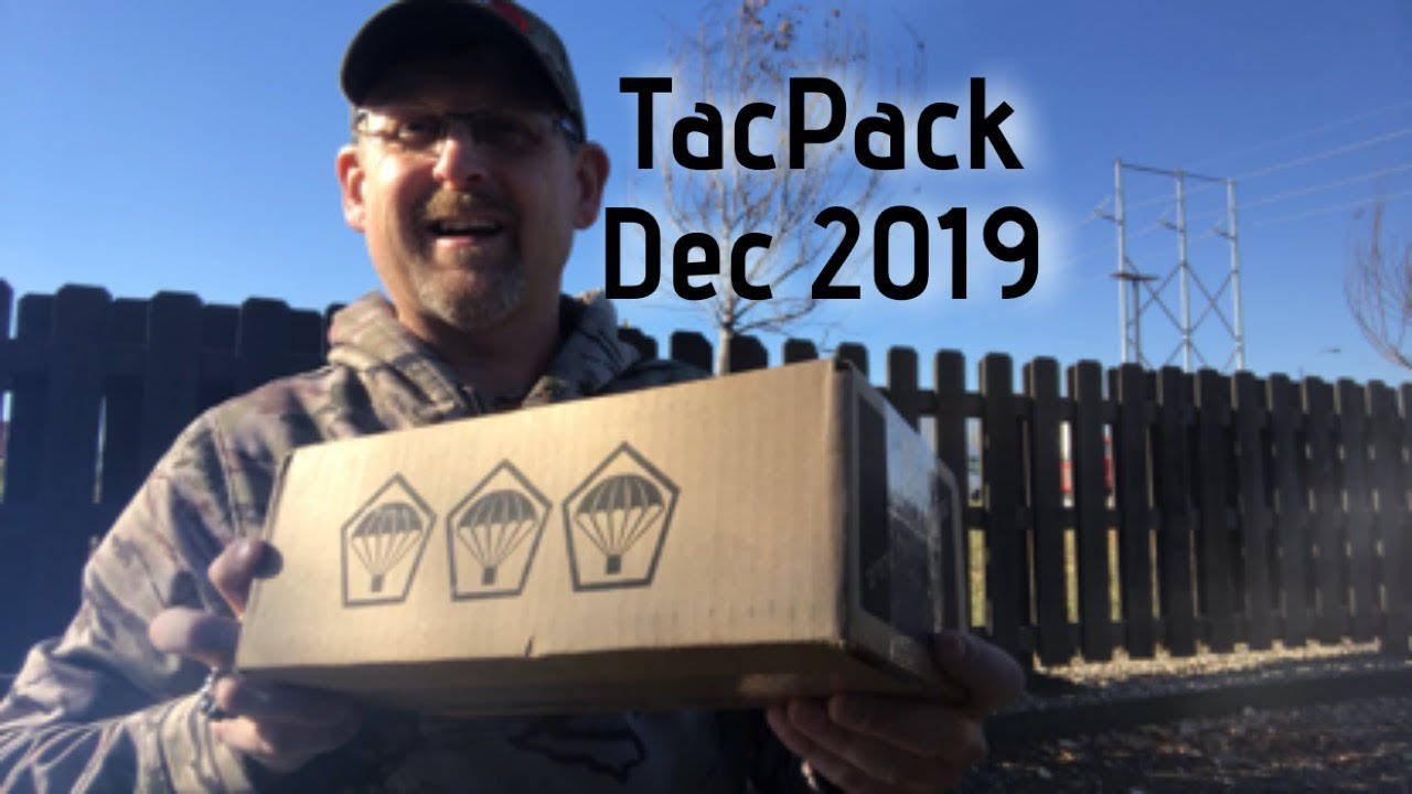 TacPack  unboxing (December 2019)
