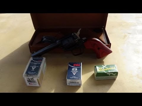 Heritage Rough Rider  Ammo Test