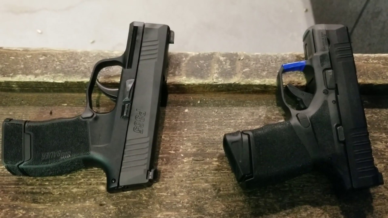 Sig Sauer P365 vs Springfield Hellcat