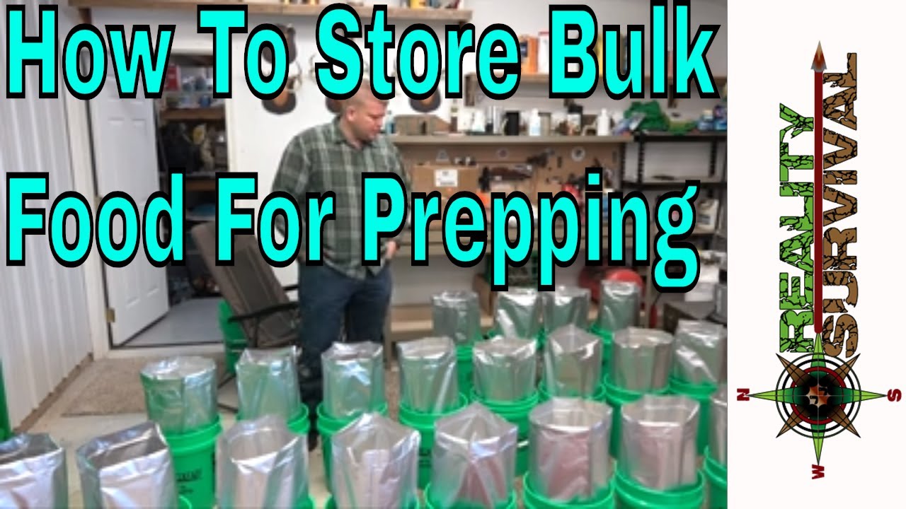 How To Store Bulk Food For Prepping