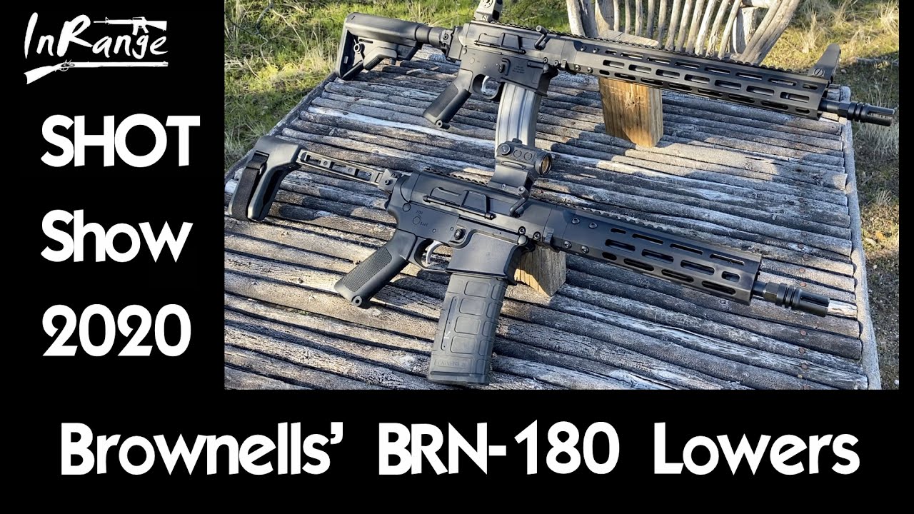 Brownells' BRN-180 Lowers - SHOTShow2020