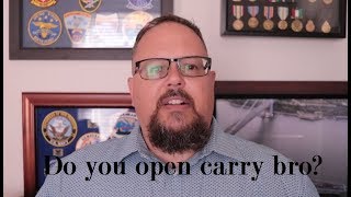 Open Carry, Yes or No?