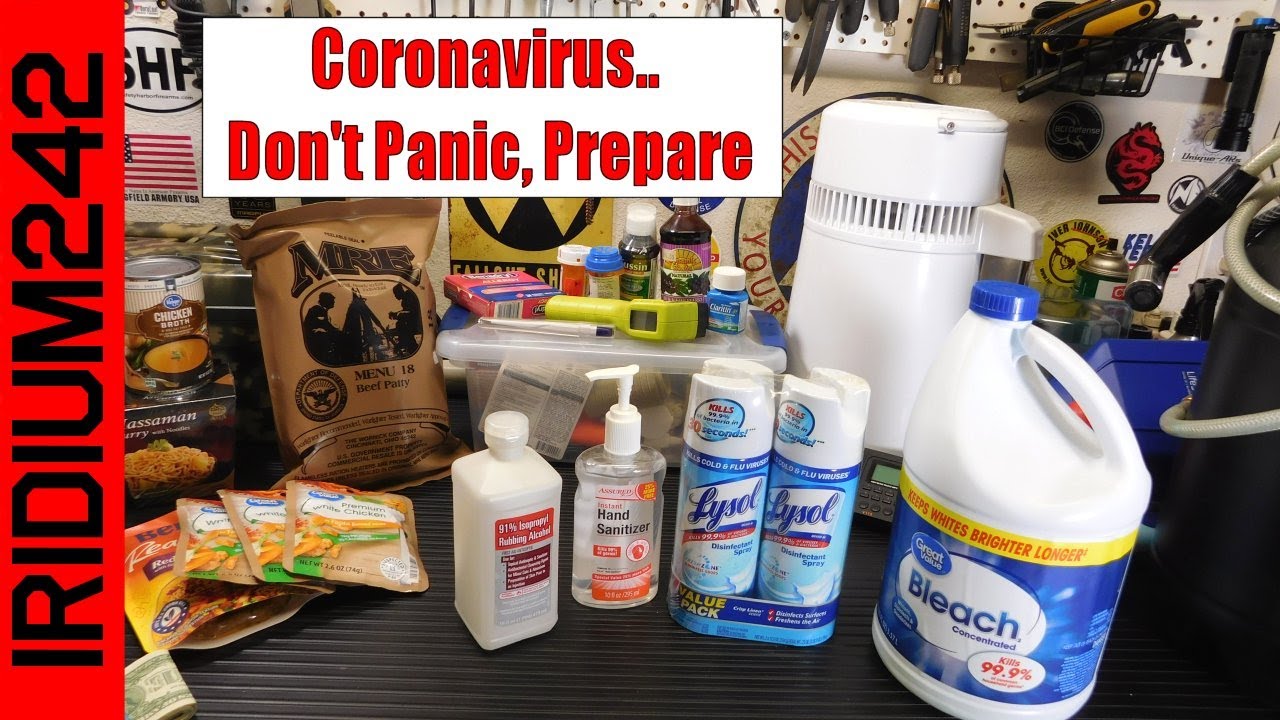 Coronavirus:  Don't Panic, Prepare!