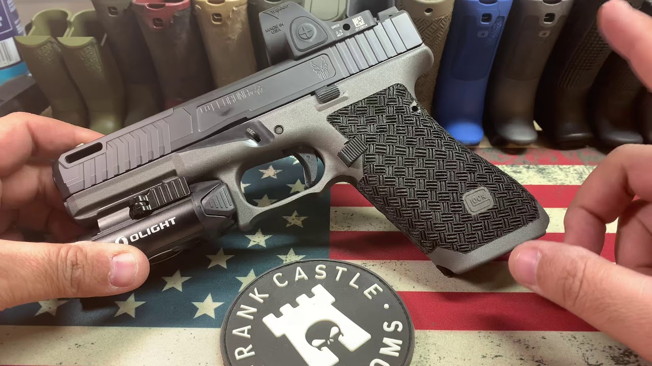 Custom glock 17 by frank castle customs. Package #2