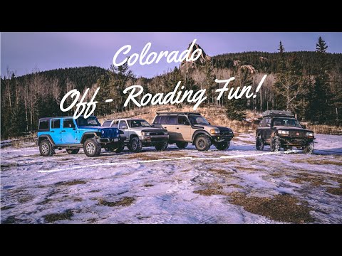 Winter Off Roading In Colorado - 80 Series Land Cruiser