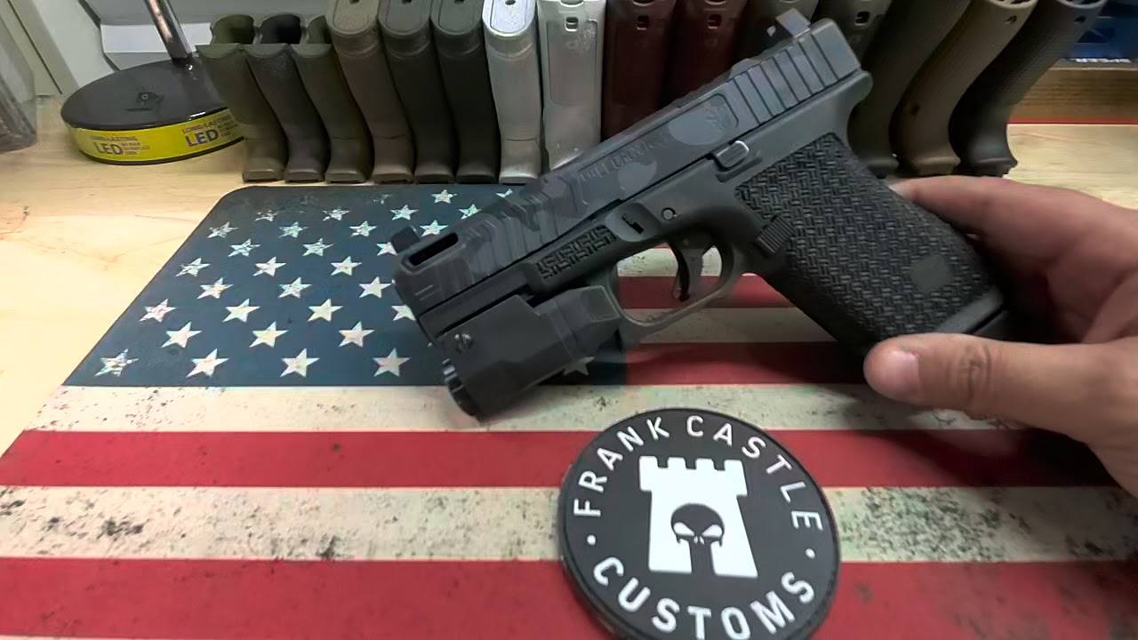 Gen 5 Glock 19 with frank castle customs #2 package