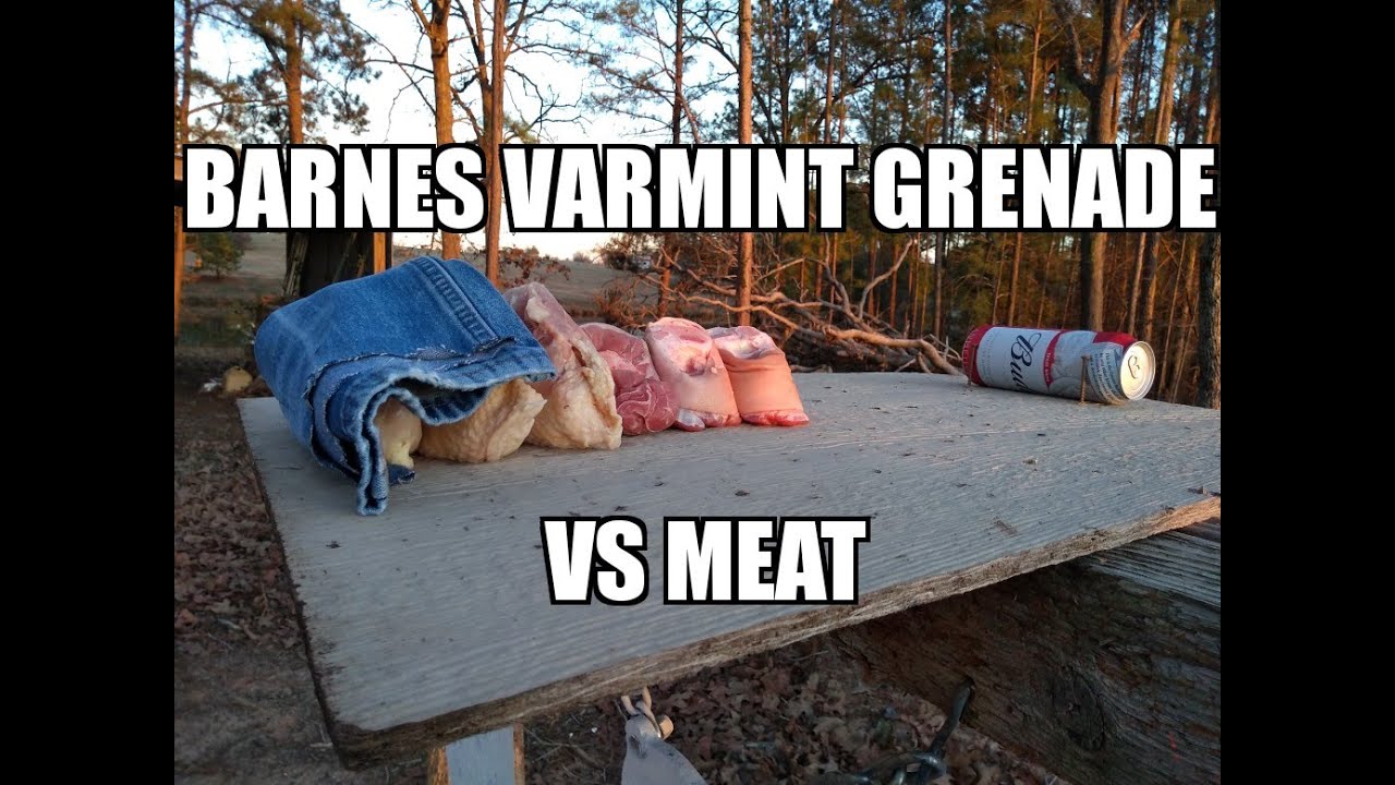 Barnes Varmint Grenade VS Meat