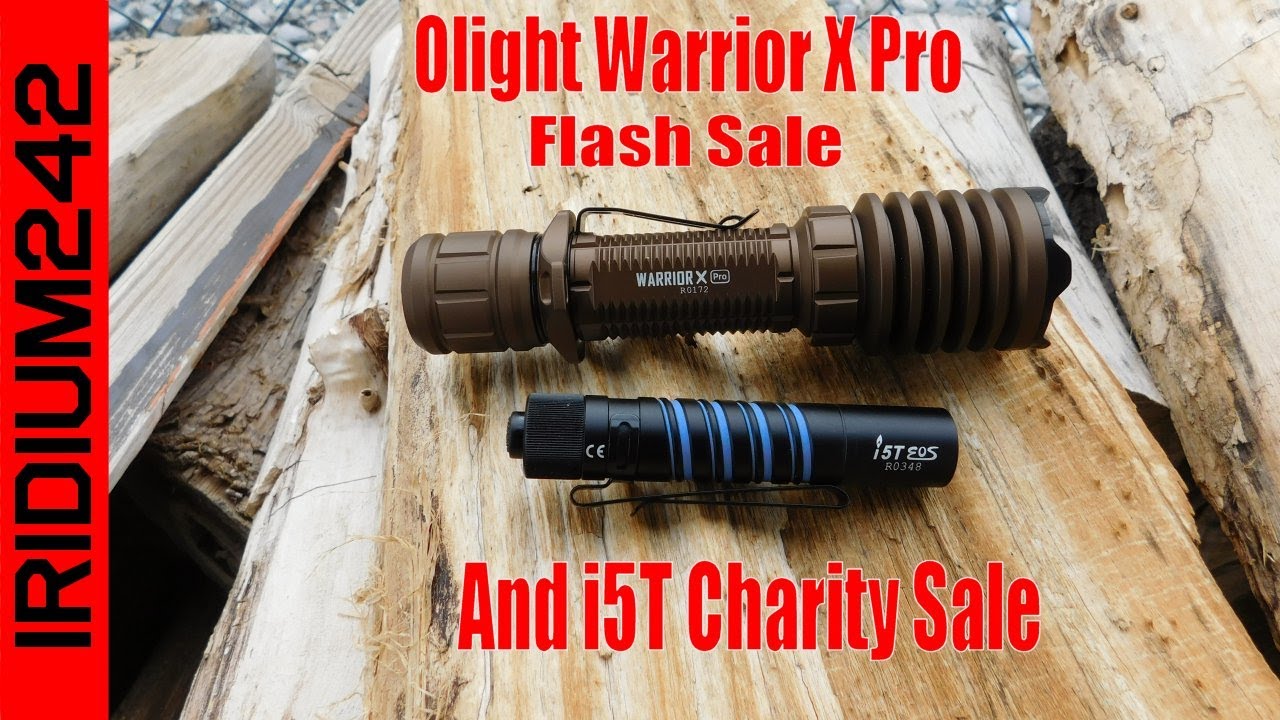 Olight Warrior X Pro Sale & i5T #Coronavirus Donation sale