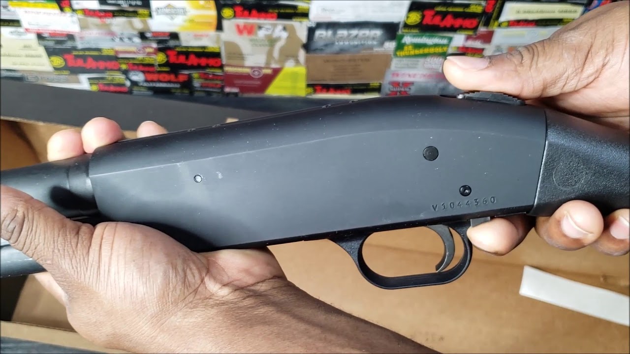 MOSSBERG 590 UN-BOXING BEFORE MODS