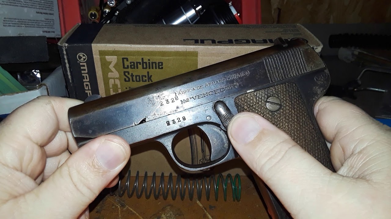 Spainish Ruby pistol ww1 French contract pistol.