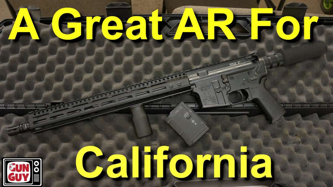 A great AR for California!  The Franklin Armory Title 1