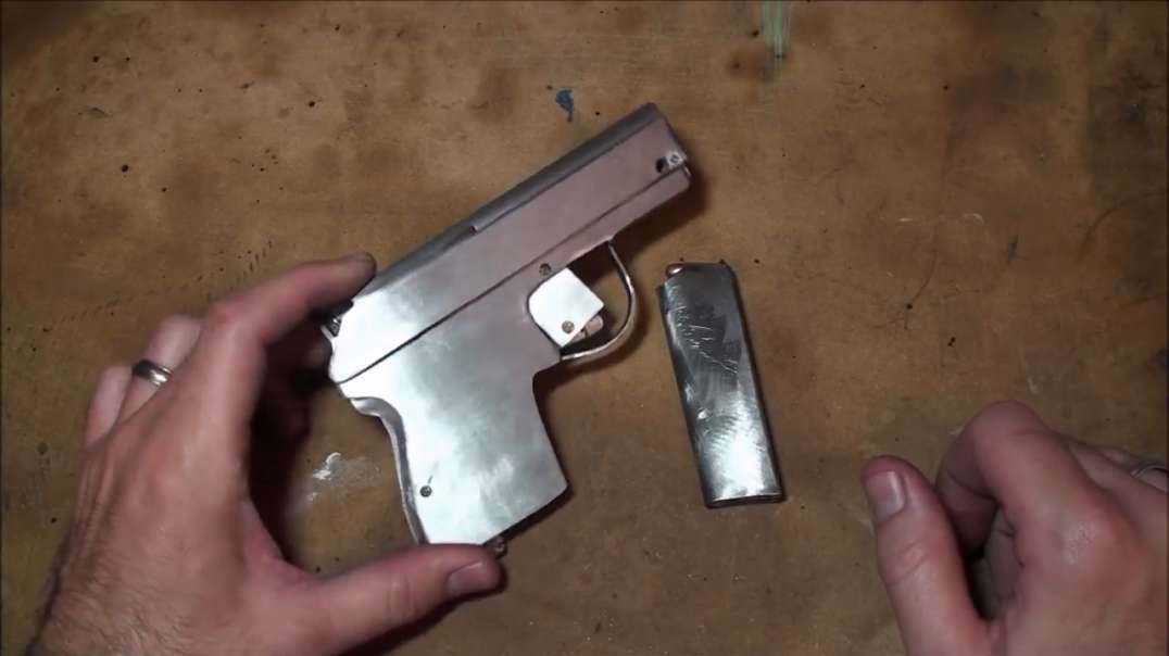 DIY Autoloading Sheetmetal Pistol